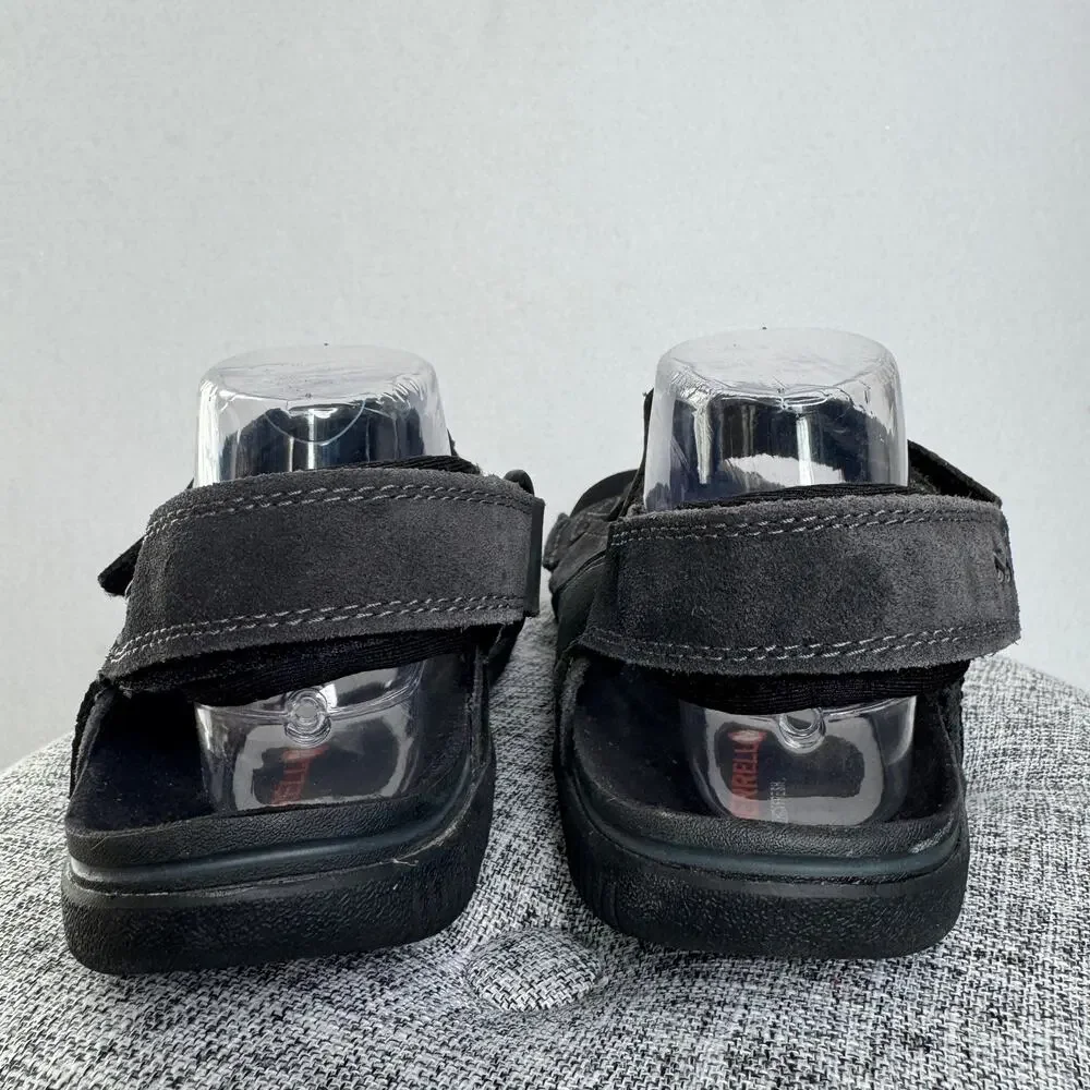 Merrell Black Leather Performance Sport Hiking Sandals Men’s Size 10